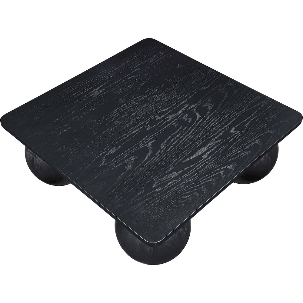Fitch Black Oak Veneer Coffee Table. Picture 4