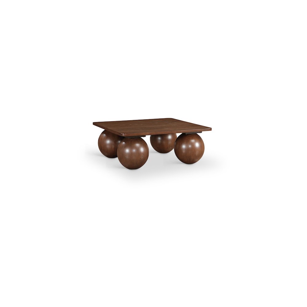 Fitch Brown Oak Veneer Coffee Table. Picture 1