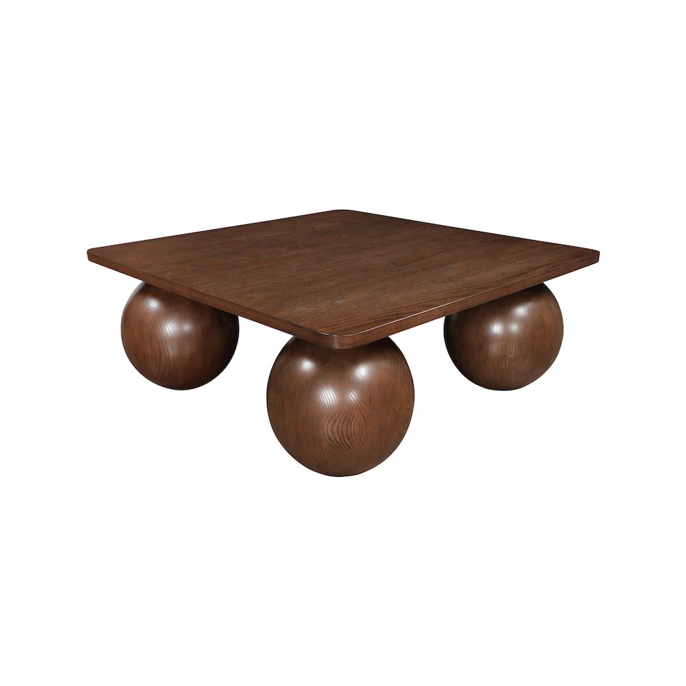 Fitch Brown Oak Veneer Coffee Table. Picture 3