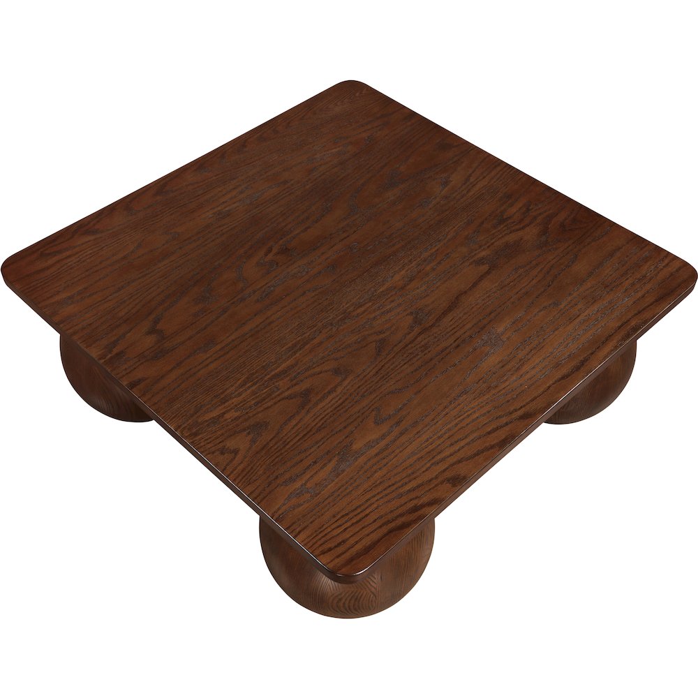 Fitch Brown Oak Veneer Coffee Table. Picture 4