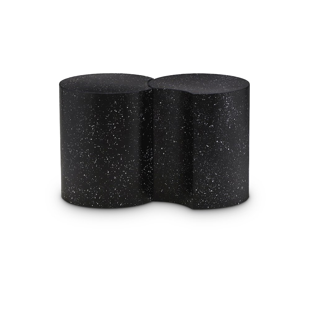 Dimple Black End Table. Picture 1