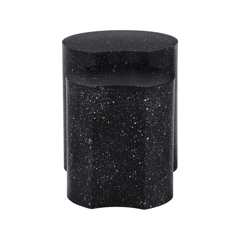 Dimple Black End Table. Picture 2