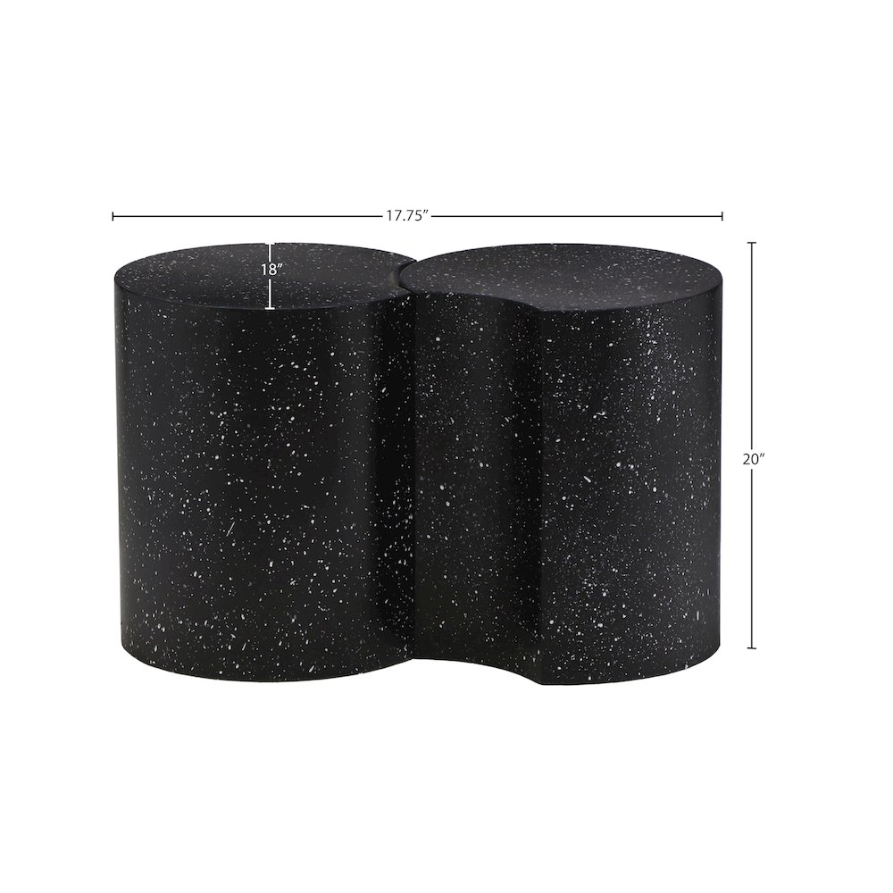 Dimple Black End Table. Picture 4