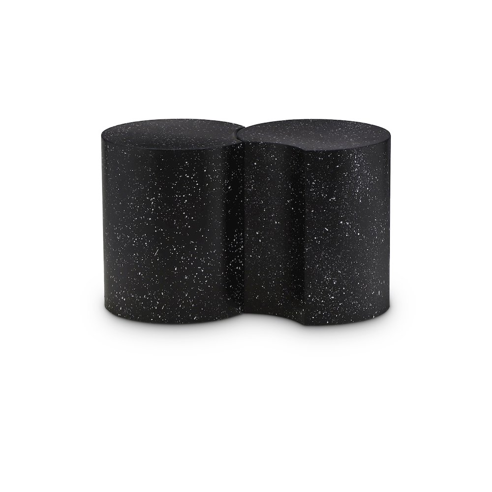Dimple Black End Table. Picture 1