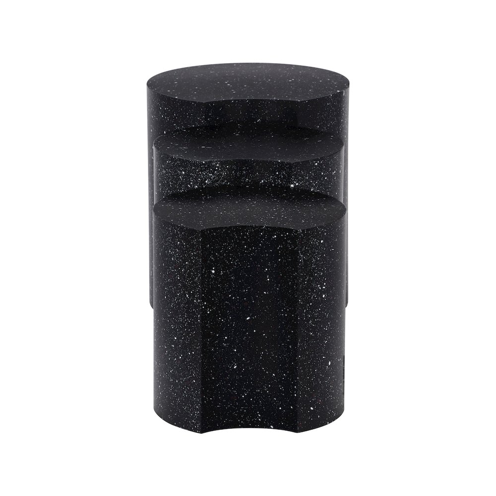 Dimple Black End Table. Picture 2