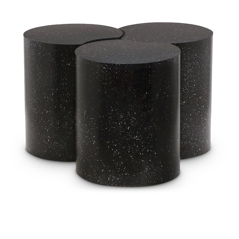 Dimple Black Coffee Table. Picture 1