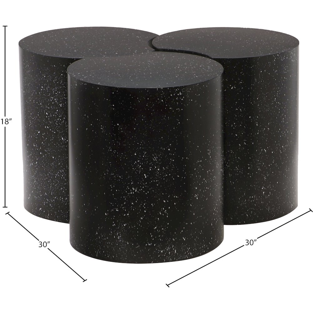 Dimple Black Coffee Table. Picture 4