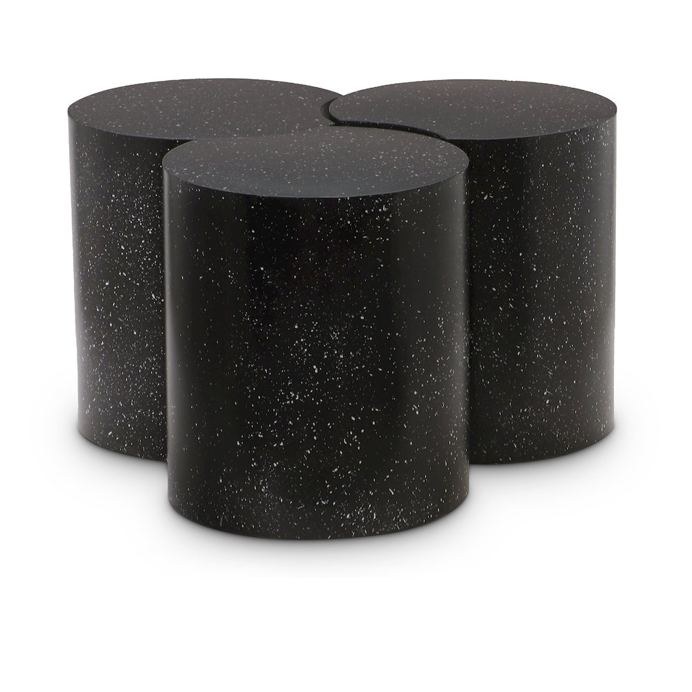 Dimple Black Coffee Table. Picture 1