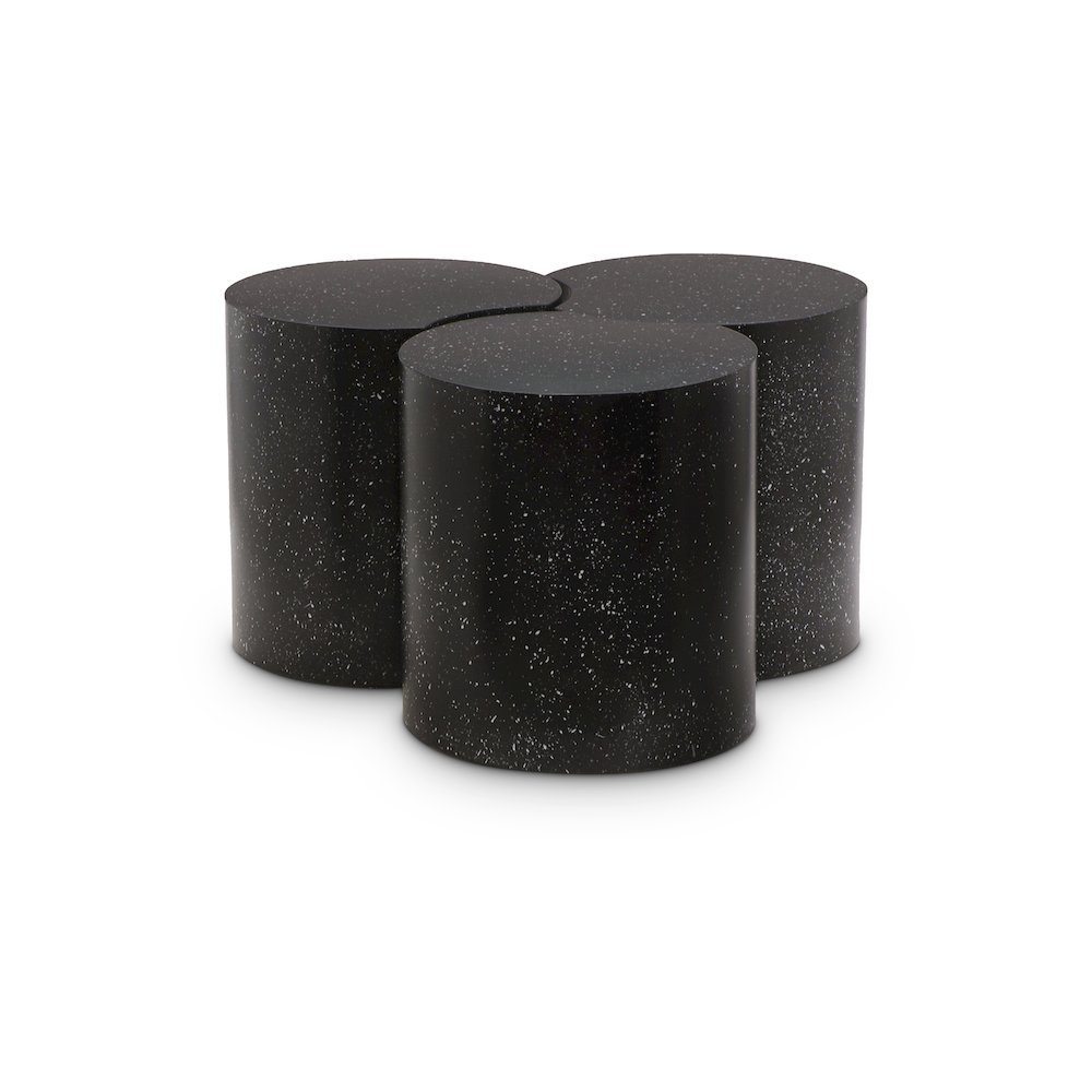 Dimple Black Coffee Table. Picture 1