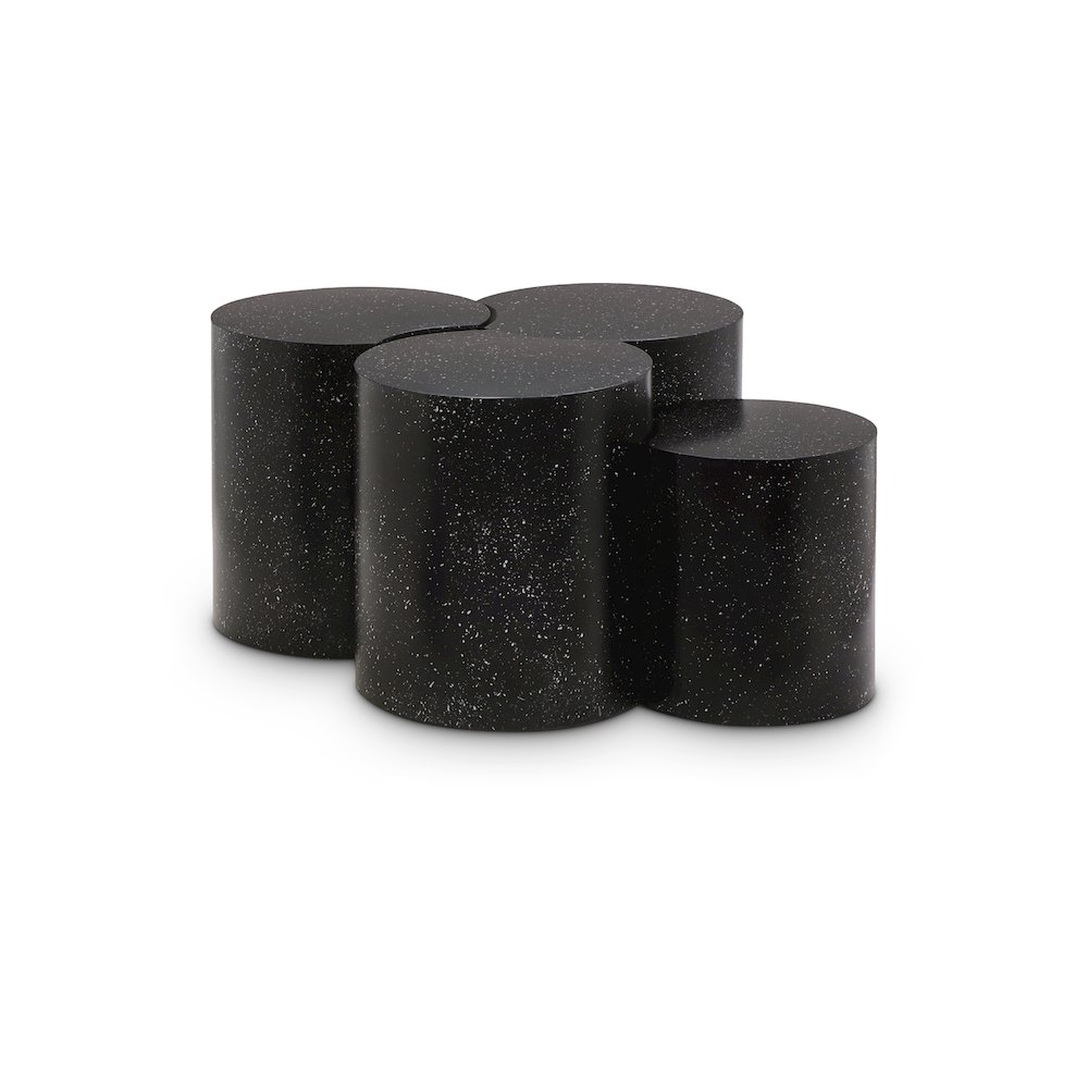 Dimple Black Coffee Table. Picture 1