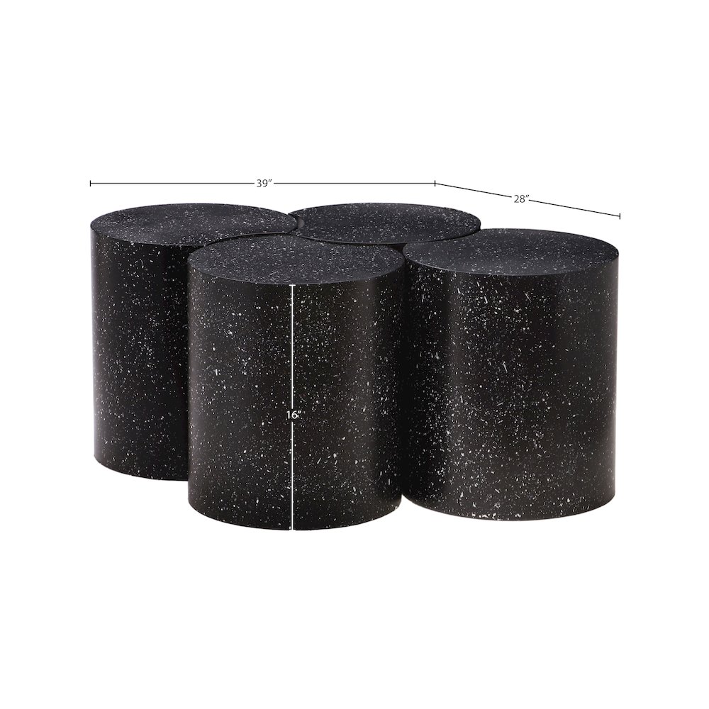 Dimple Black Coffee Table. Picture 4