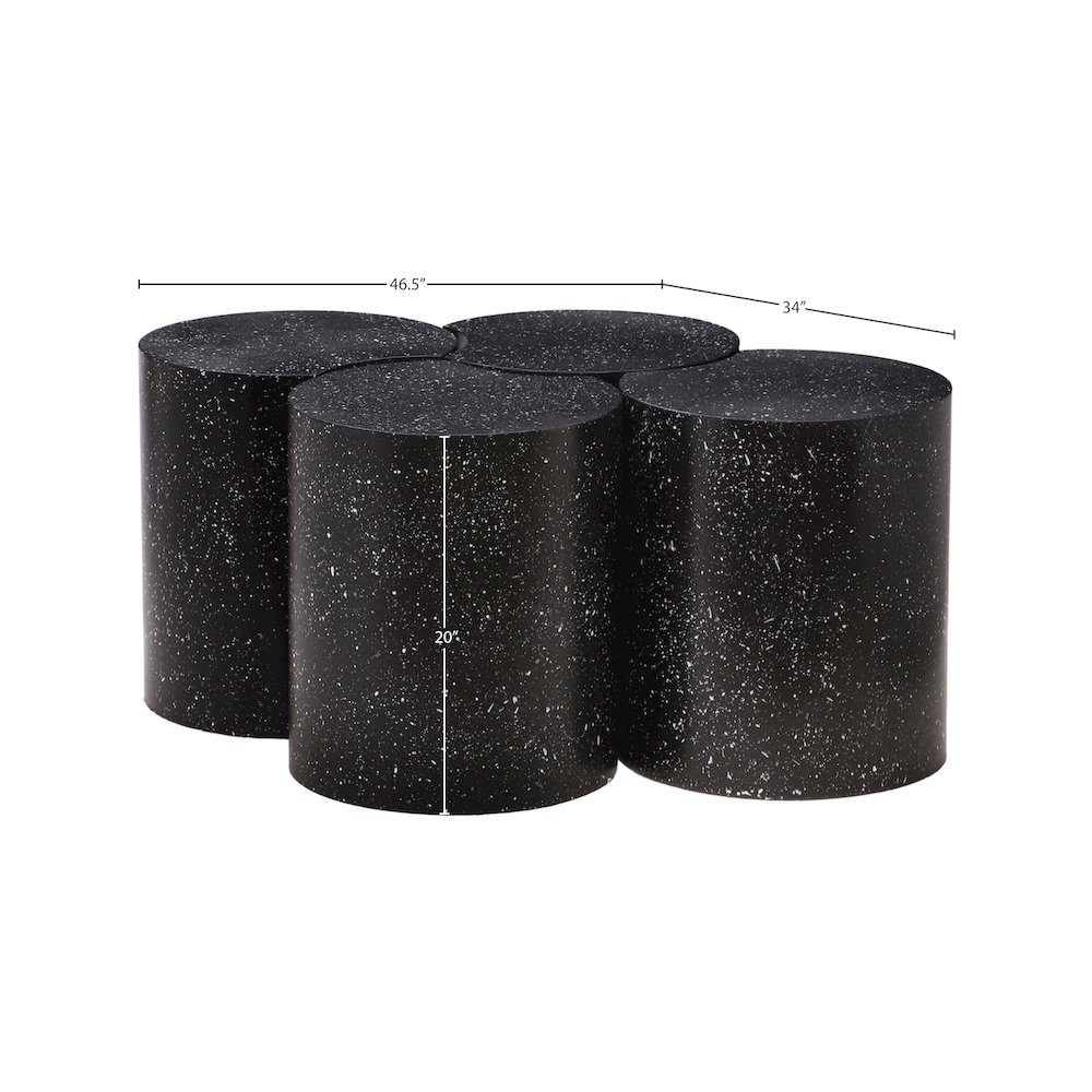 Dimple Black Coffee Table. Picture 4