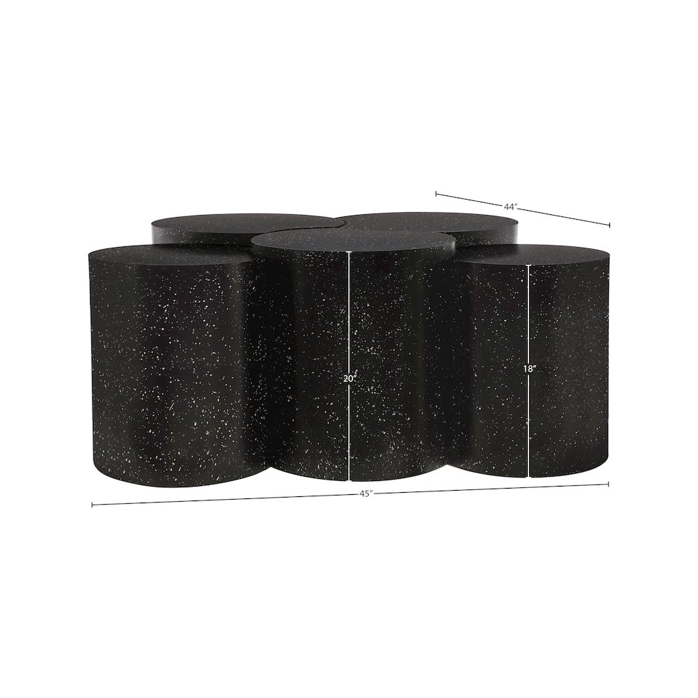 Dimple Black Coffee Table. Picture 4