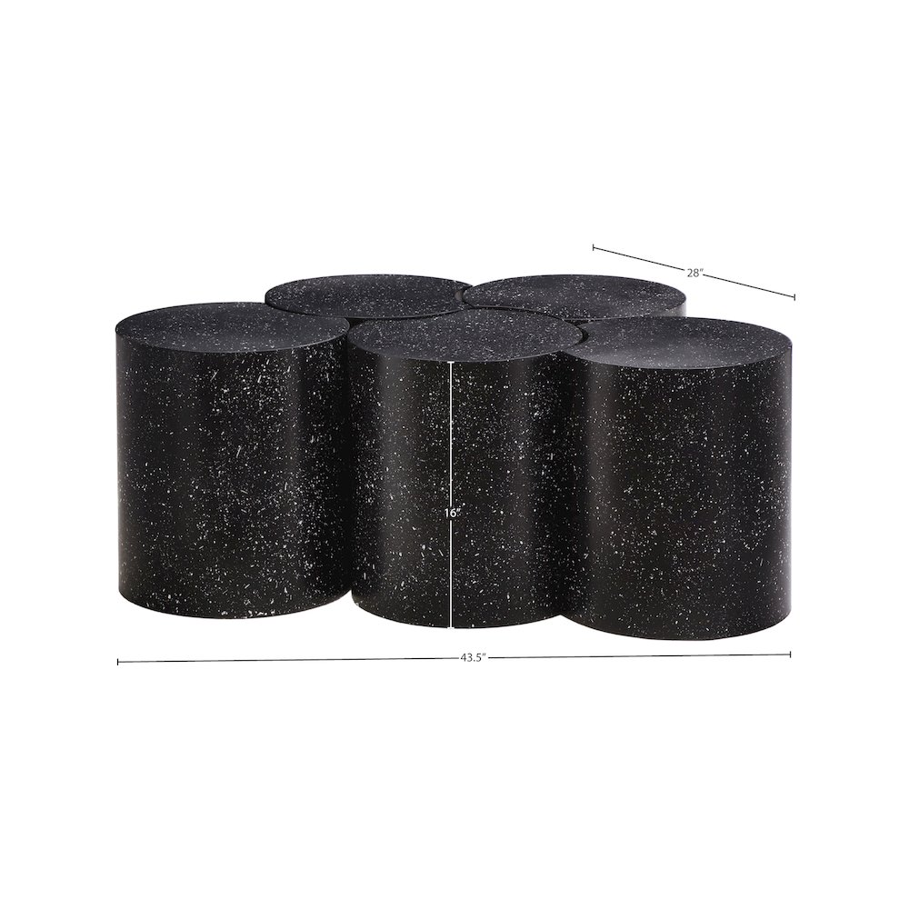 Dimple Black Coffee Table. Picture 4