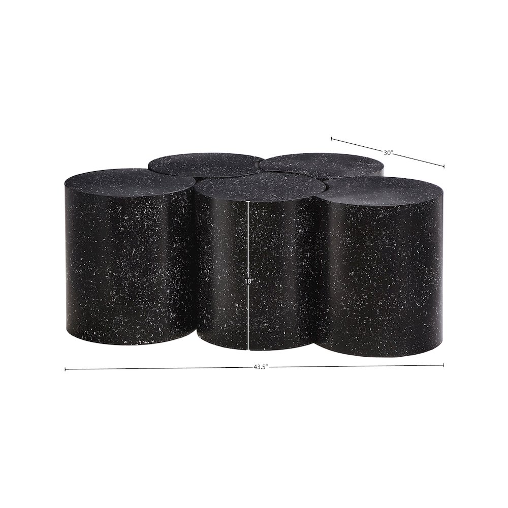 Dimple Black Coffee Table. Picture 4