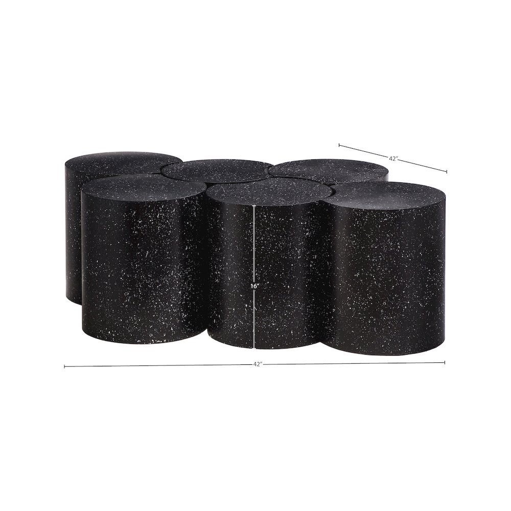 Dimple Black Coffee Table. Picture 4