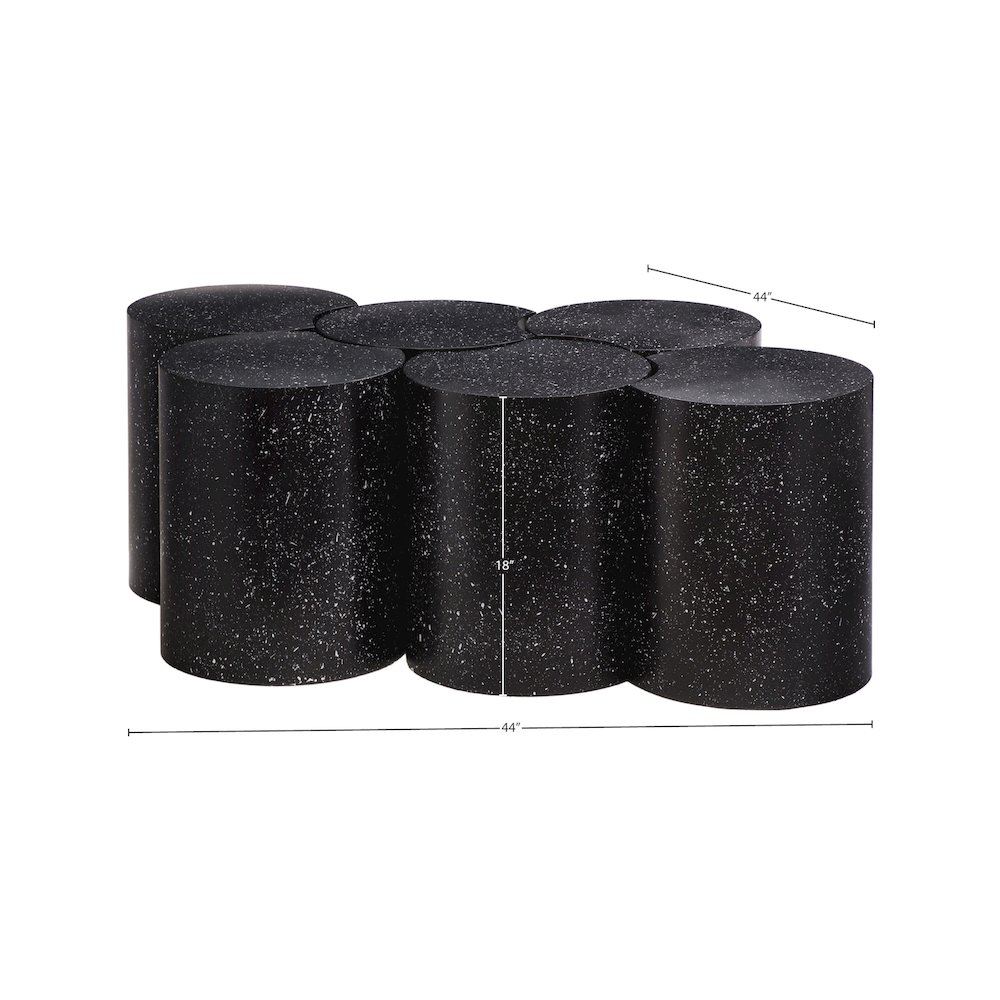 Dimple Black Coffee Table. Picture 4