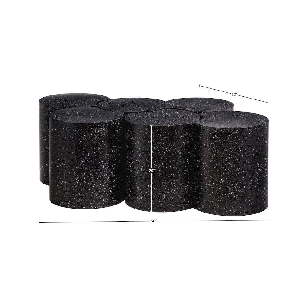 Dimple Black Coffee Table. Picture 4