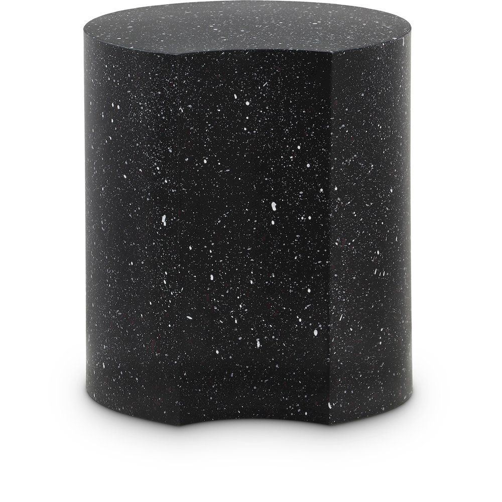 Dimple Black End Table. Picture 1