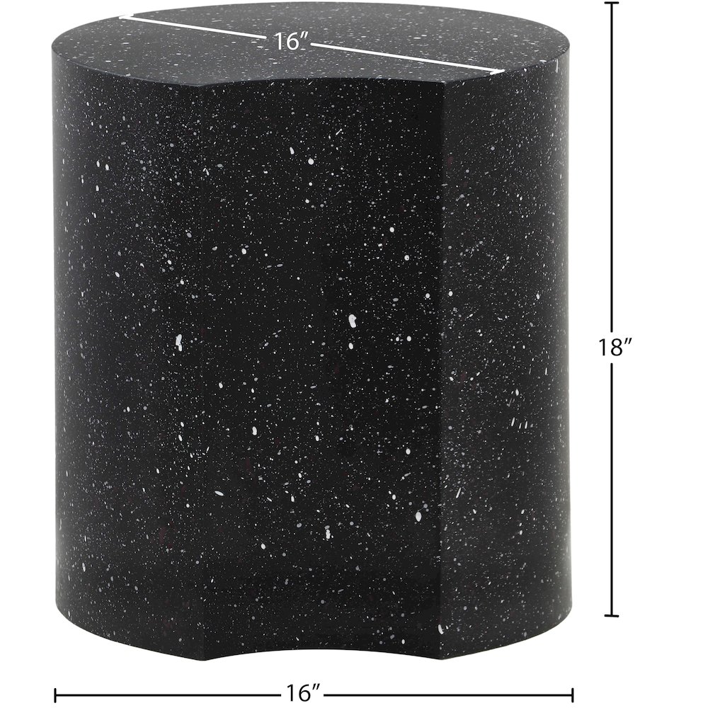Dimple Black End Table. Picture 4