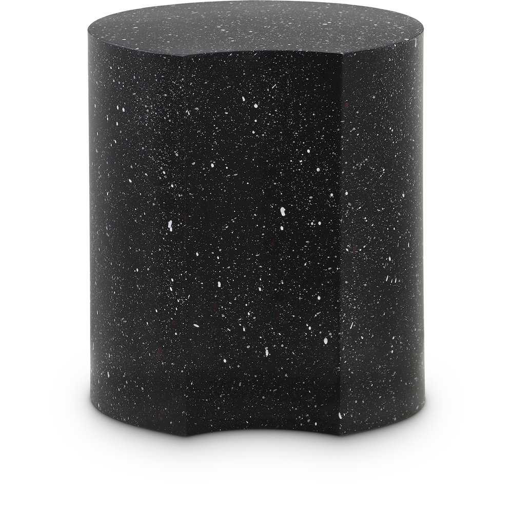 Dimple Black End Table. Picture 1