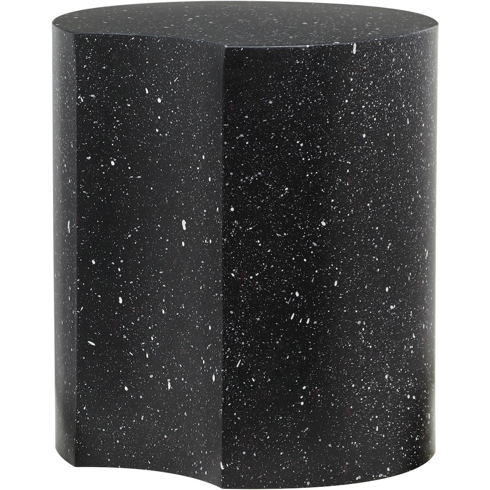 Dimple Black End Table. Picture 2