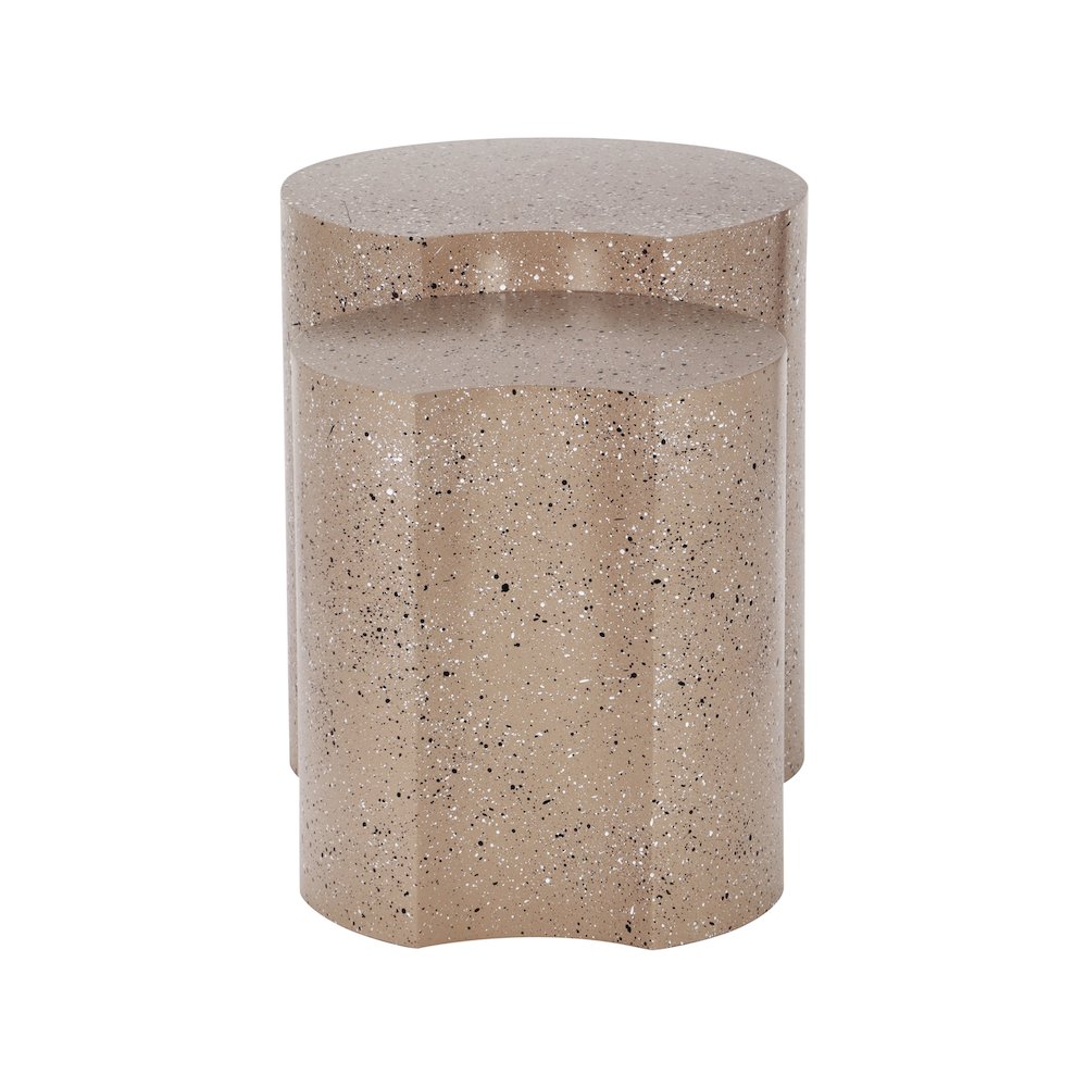 Dimple Taupe End Table. Picture 2