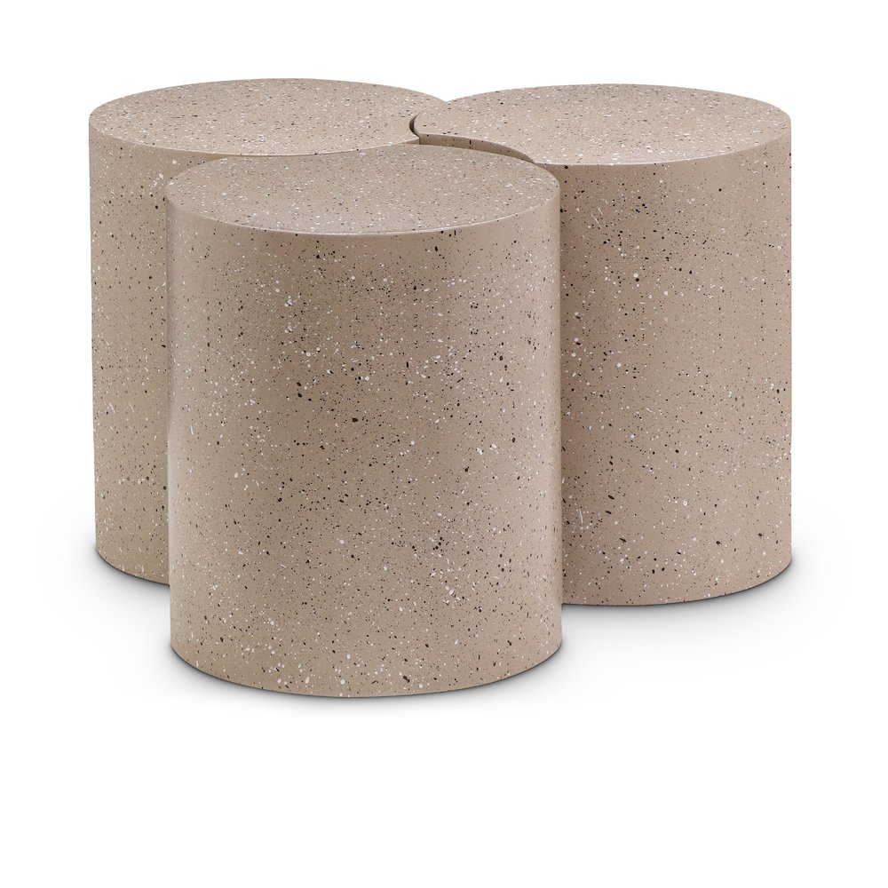 Dimple Taupe Coffee Table. Picture 1