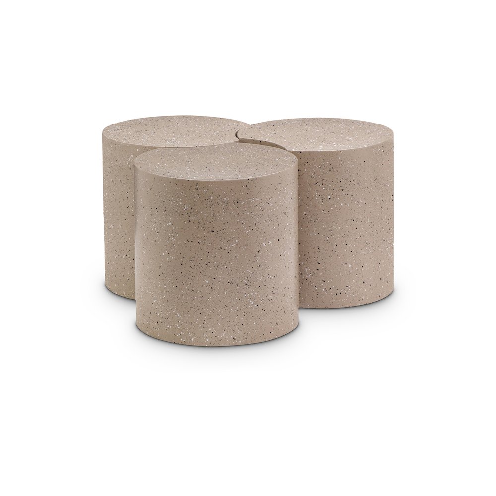 Dimple Taupe Coffee Table. Picture 1