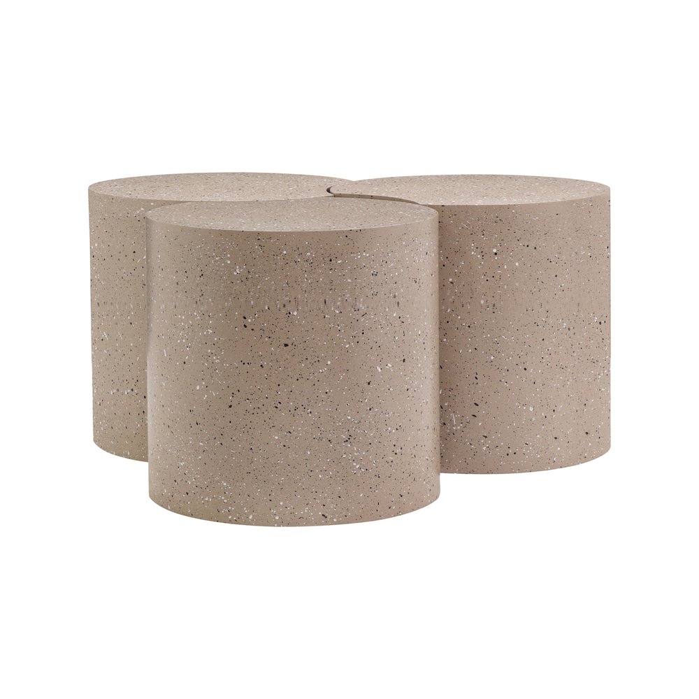 Dimple Taupe Coffee Table. Picture 2