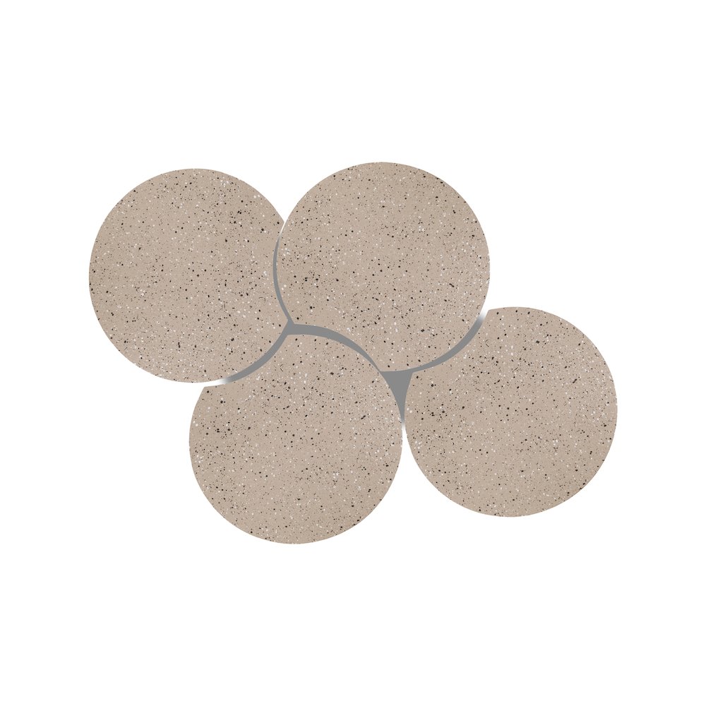 Dimple Taupe Coffee Table. Picture 3