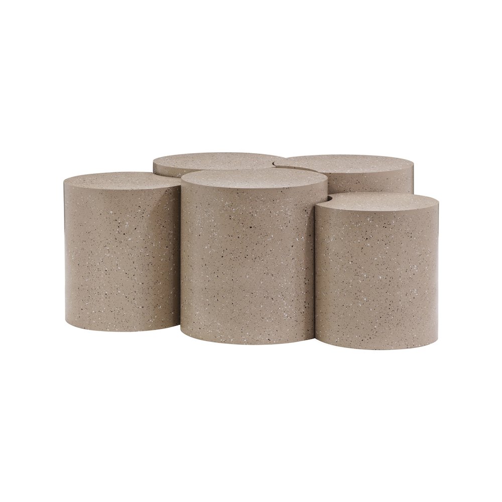 Dimple Taupe Coffee Table. Picture 2