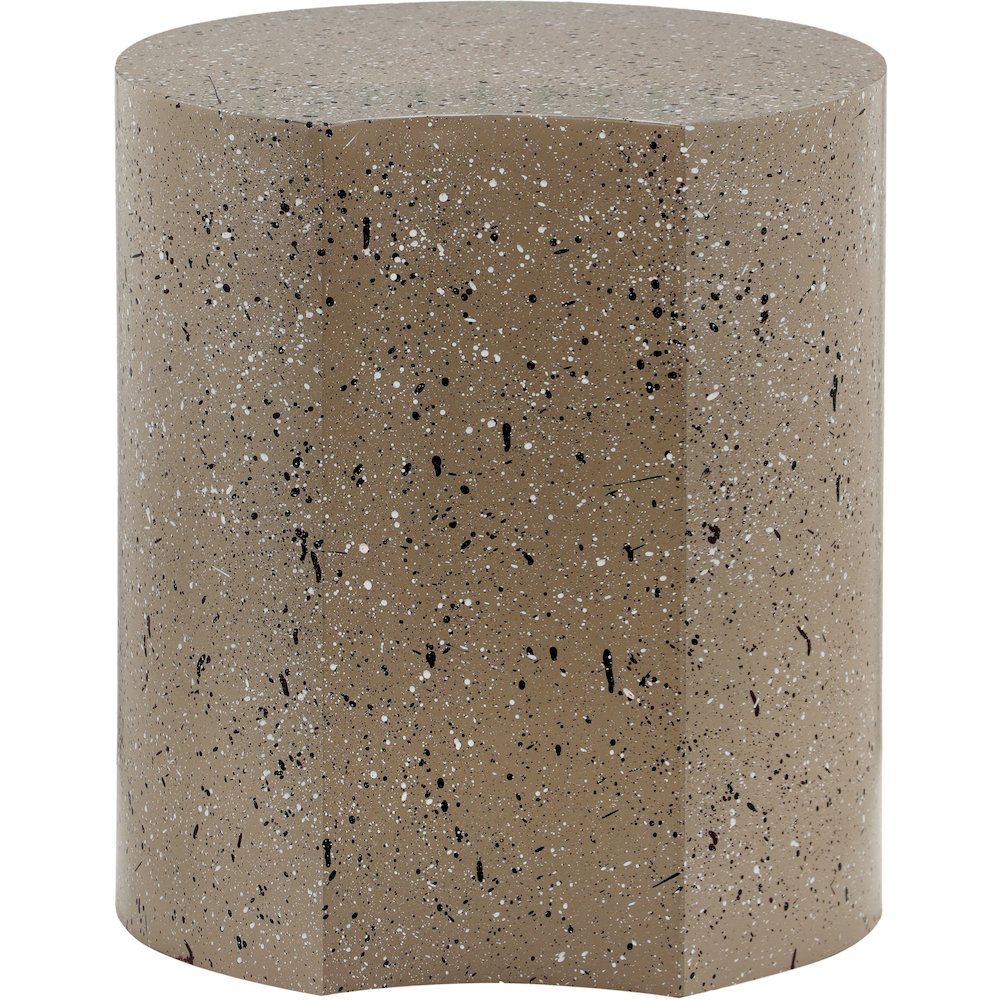 Dimple Taupe End Table. Picture 2