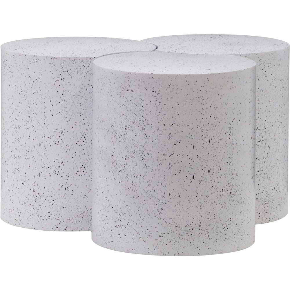Dimple White Coffee Table. Picture 2