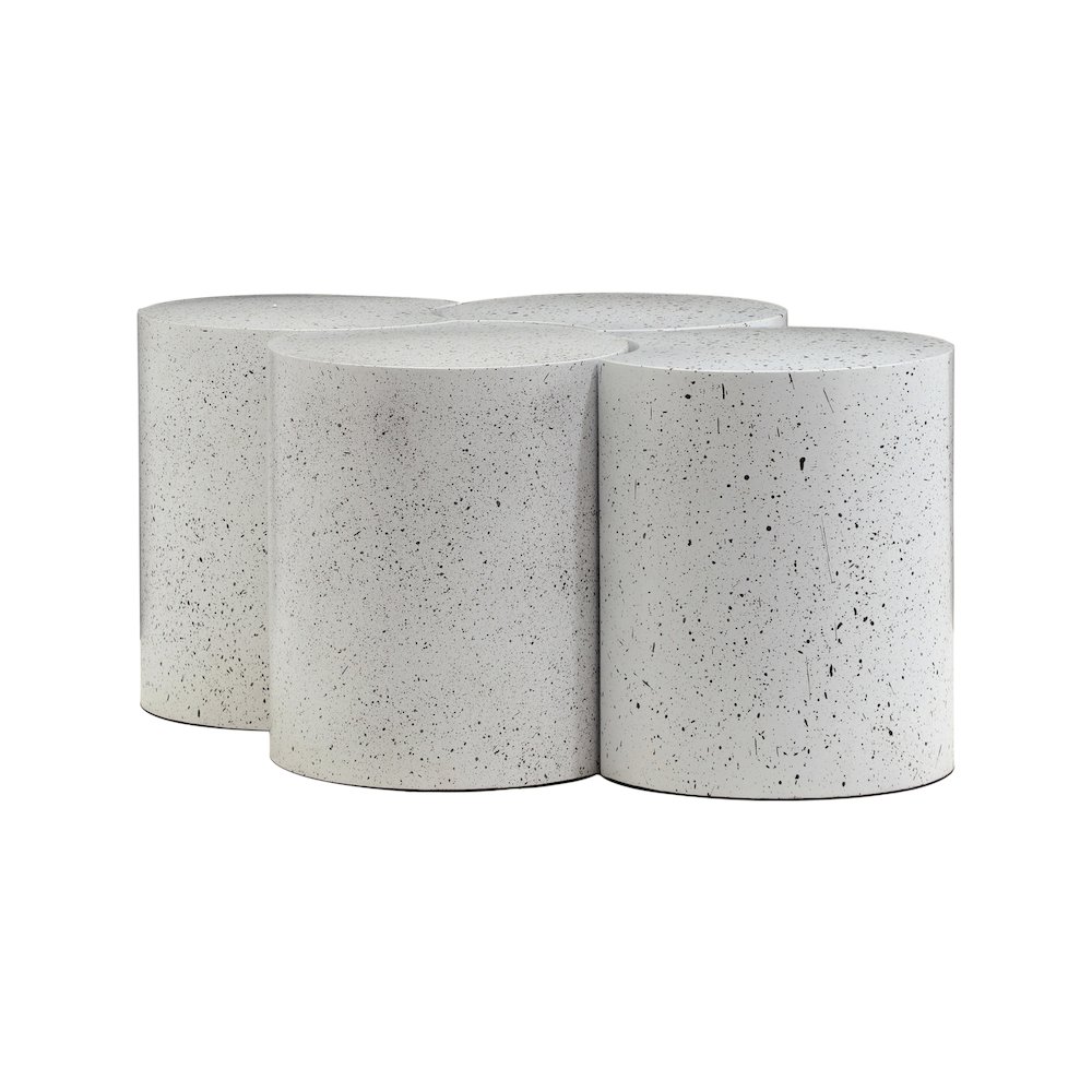 Dimple White Coffee Table. Picture 2