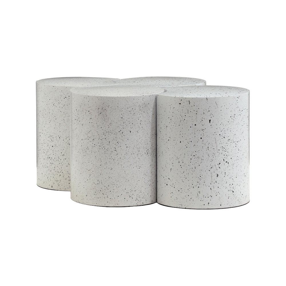 Dimple White Coffee Table. Picture 2