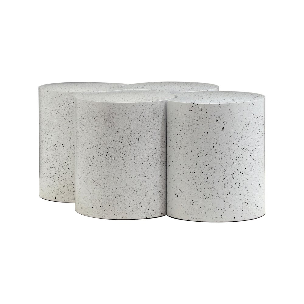 Dimple White Coffee Table. Picture 2