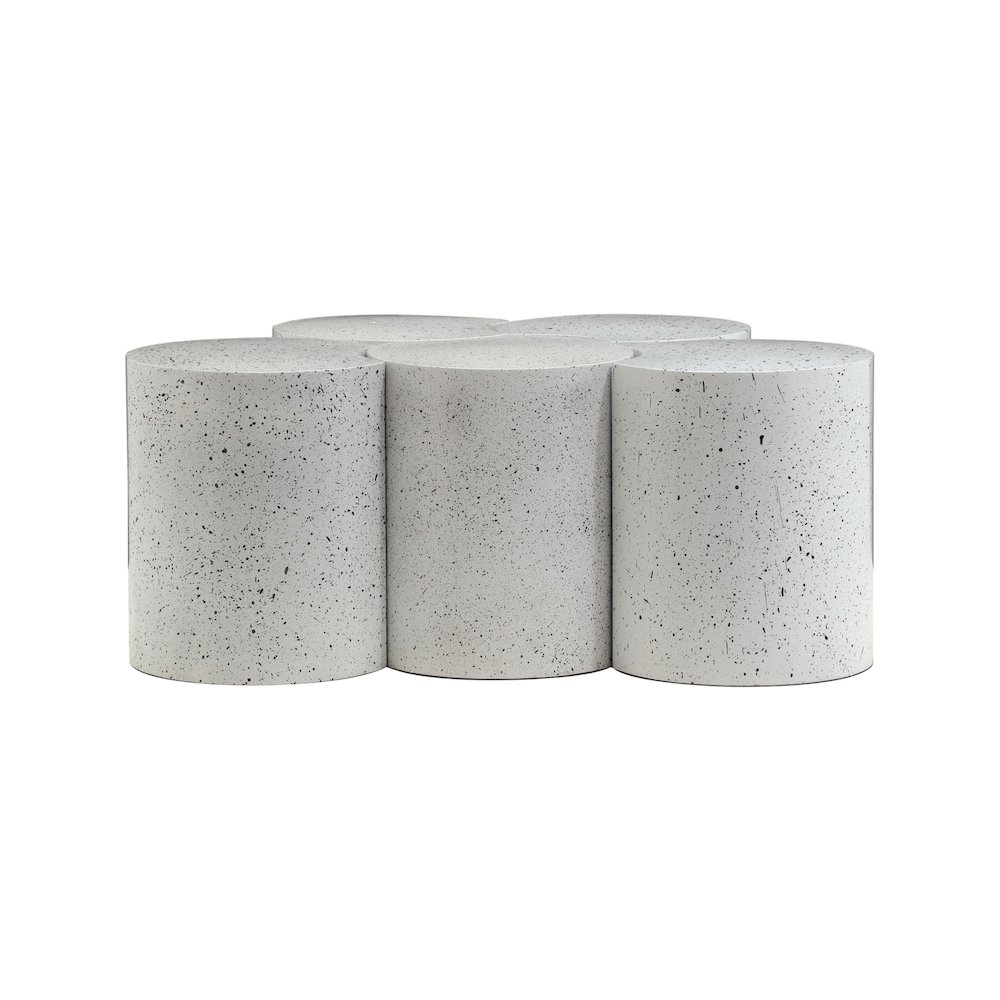 Dimple White Coffee Table. Picture 2