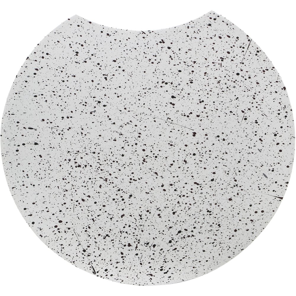 Dimple White End Table. Picture 3