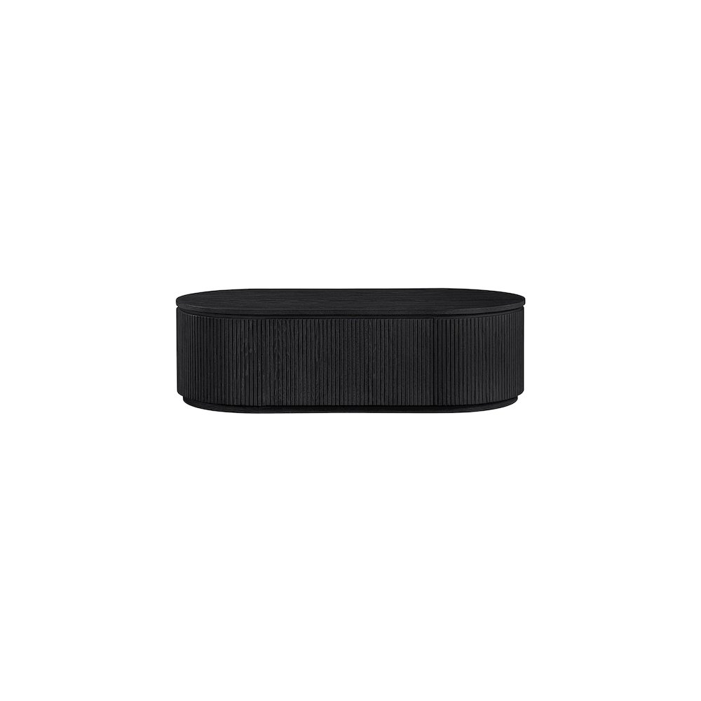 Moana Black Rubberwood Coffee Table. Picture 2