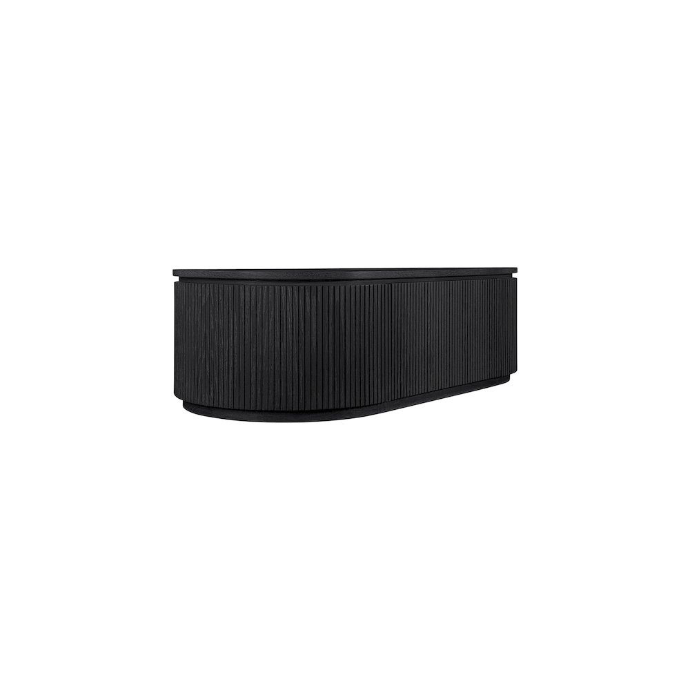 Moana Black Rubberwood Coffee Table. Picture 3