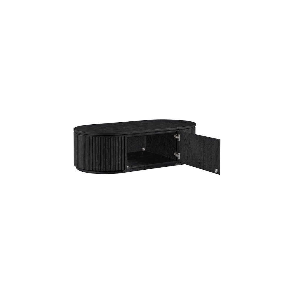 Moana Black Rubberwood Coffee Table. Picture 5