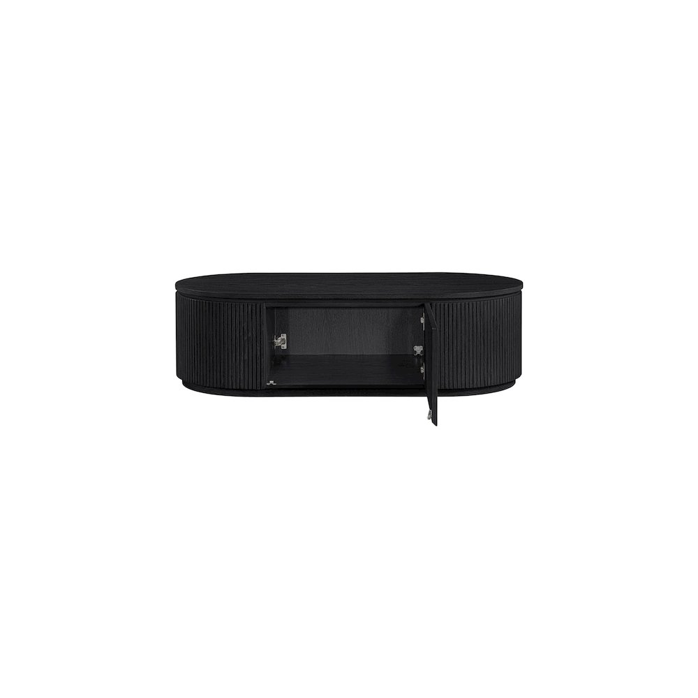 Moana Black Rubberwood Coffee Table. Picture 6