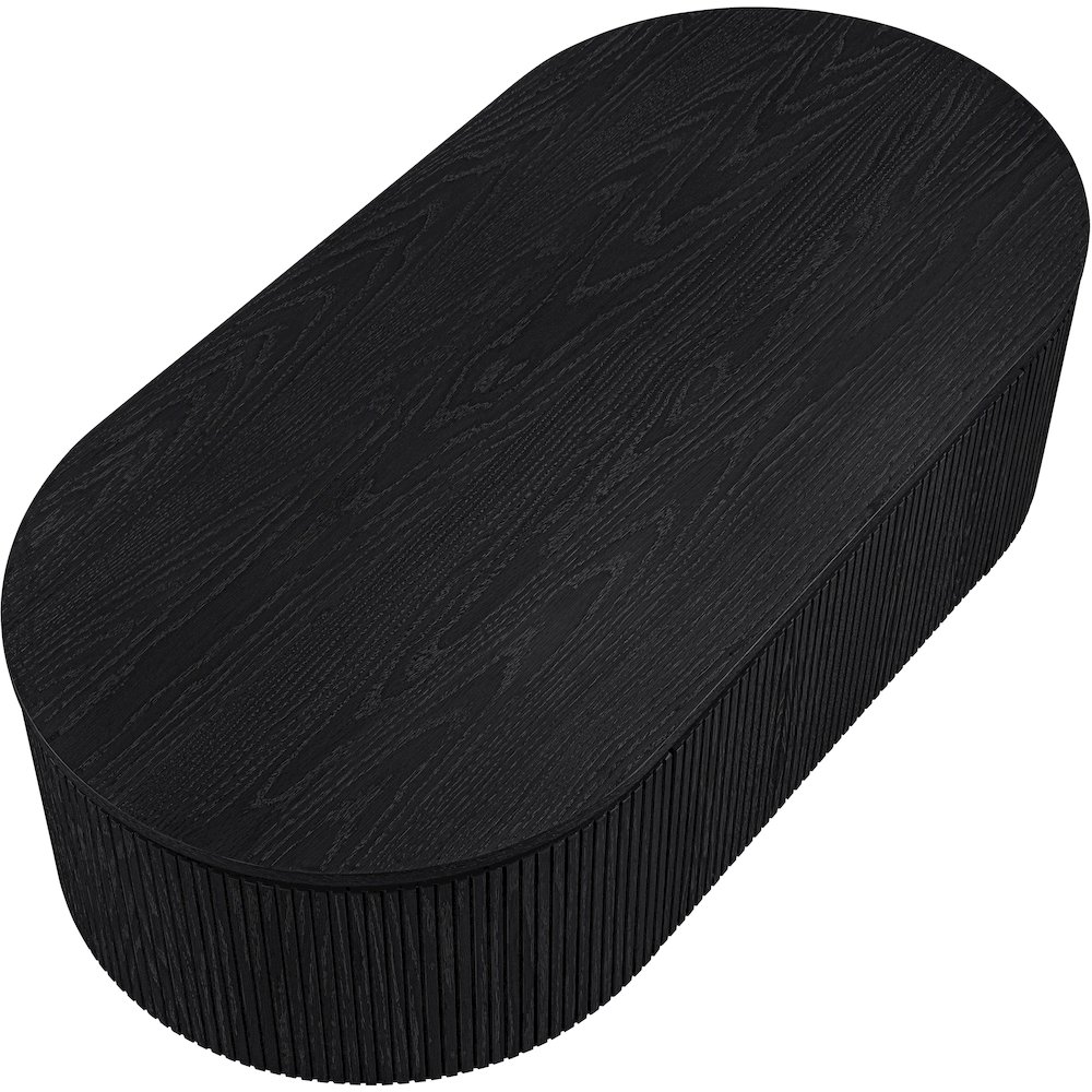 Moana Black Rubberwood Coffee Table. Picture 7