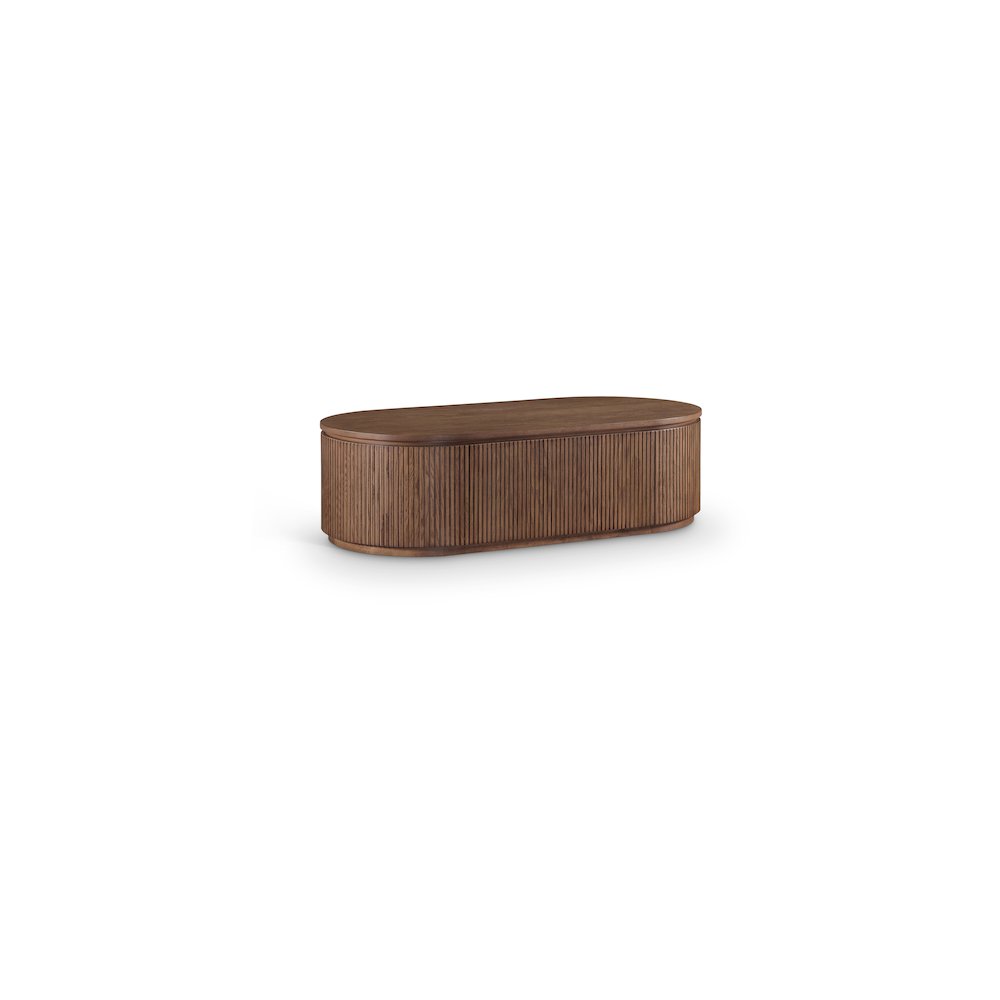 Moana Brown Rubberwood Coffee Table. Picture 1