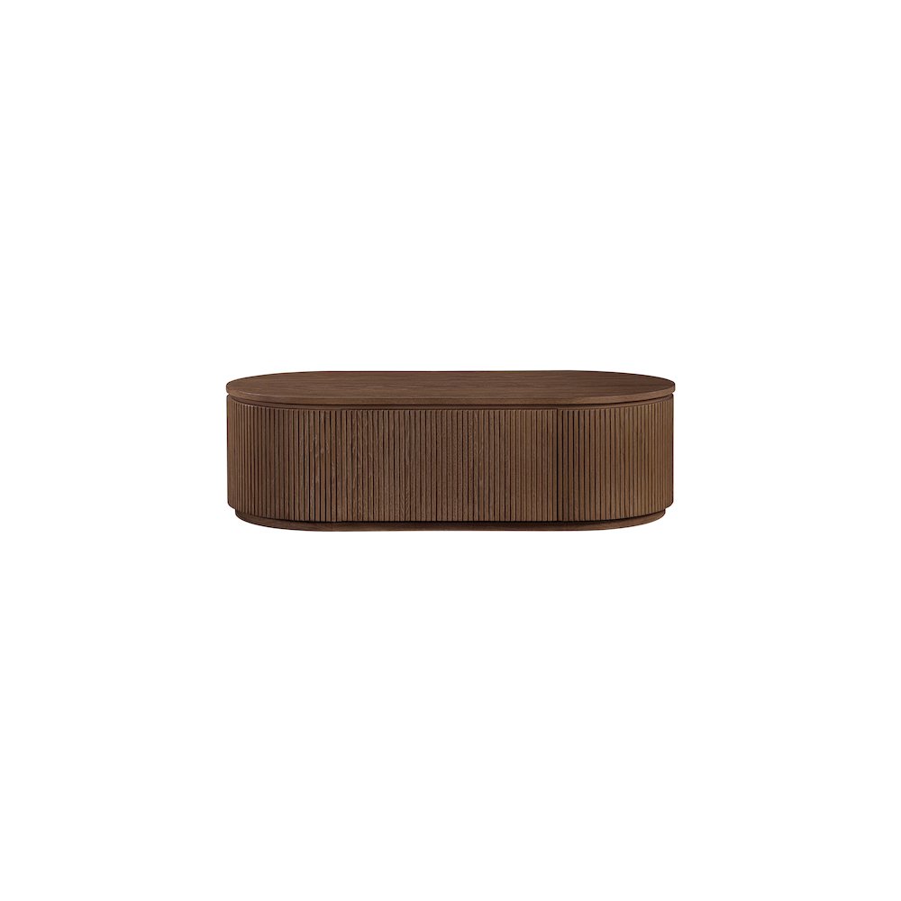 Moana Brown Rubberwood Coffee Table. Picture 2