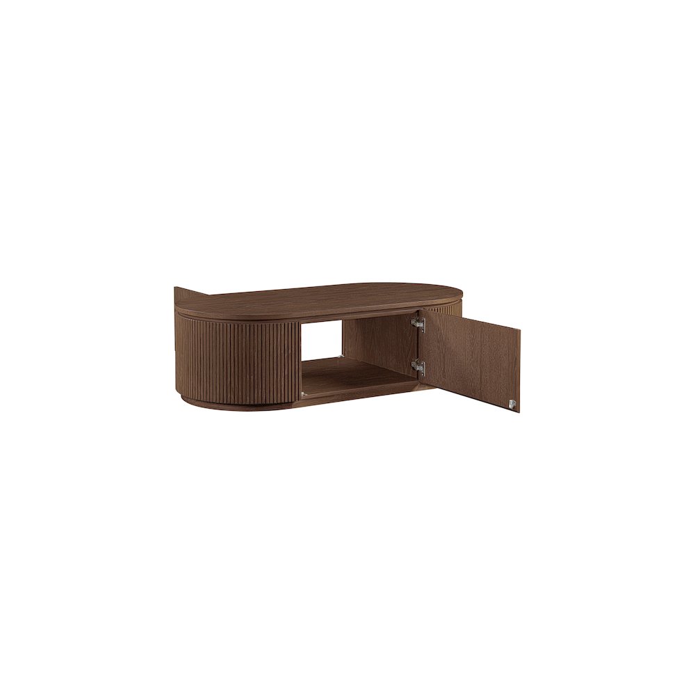 Moana Brown Rubberwood Coffee Table. Picture 4
