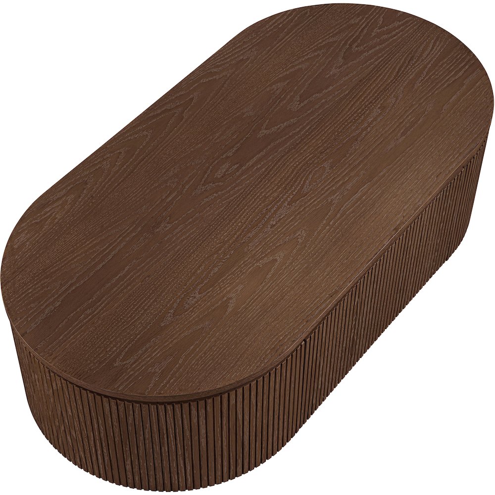 Moana Brown Rubberwood Coffee Table. Picture 7