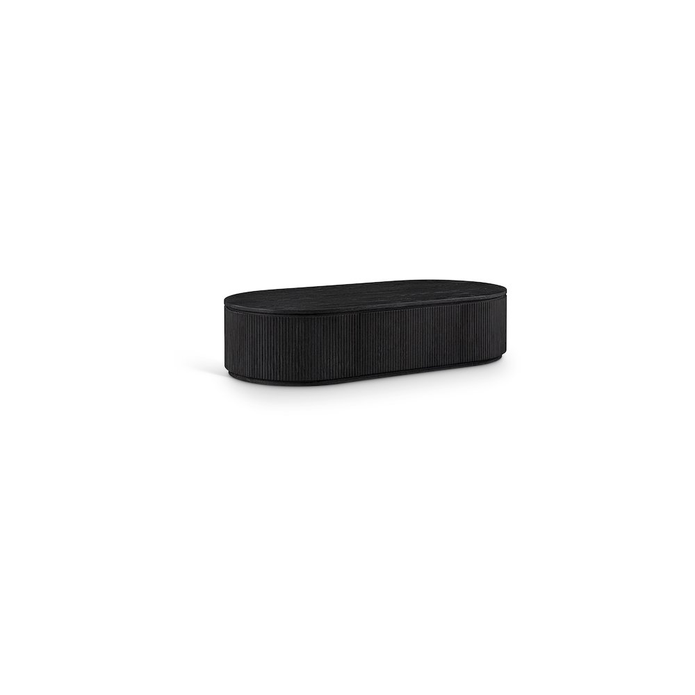 Moana Black Rubberwood Coffee Table. Picture 1