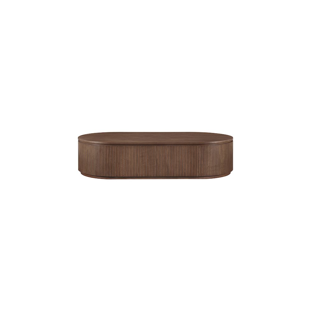 Moana Brown Rubberwood Coffee Table. Picture 2